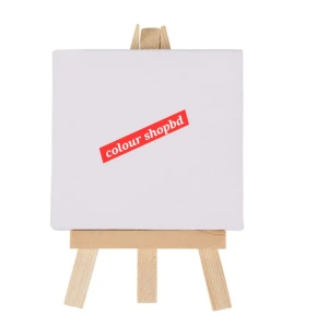 Mini Canvas Panels and Wood Easels, Small Stretched