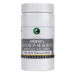 Maries Acrylic Colour Titanium White- 300ml