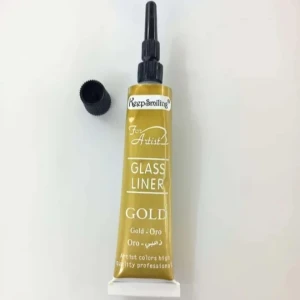 Keep Smiling Glass Liner Color Gold