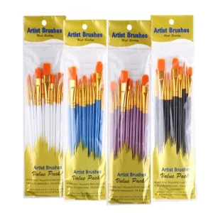 piece oil paint brush set