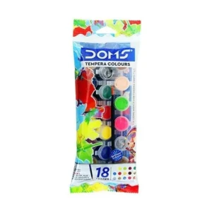 DOMS Tempera colours (Set of 18, Multicolor)