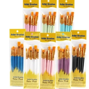 piece oil paint brush set