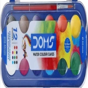 Watercolor Cake Set with Transparent Case